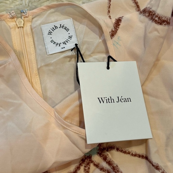 NWT With Jean Hermana Dress in Chalk and Flowers - Size XS - Picture 6 of 8